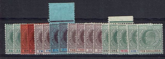 Image of Nigeria & Territories ~ Lagos SG 54/63 LMM British Commonwealth Stamp